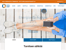 Tablet Screenshot of oulunseudunsahko.fi